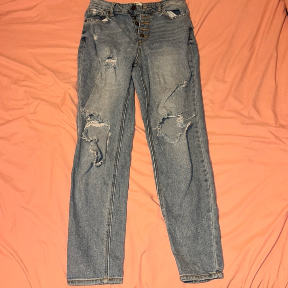 Tinsel high rise mom jeans